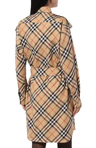 Хлопковое платье BURBERRY, арт. 8086610, фото 4