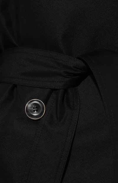 Тренч LESYANEBO черного цвета по цене 68000 руб., арт. ICONIC/H-465/LT, фото 5 Тренч LESYANEBO, арт. ICONIC/H-465/LT, фото 5
