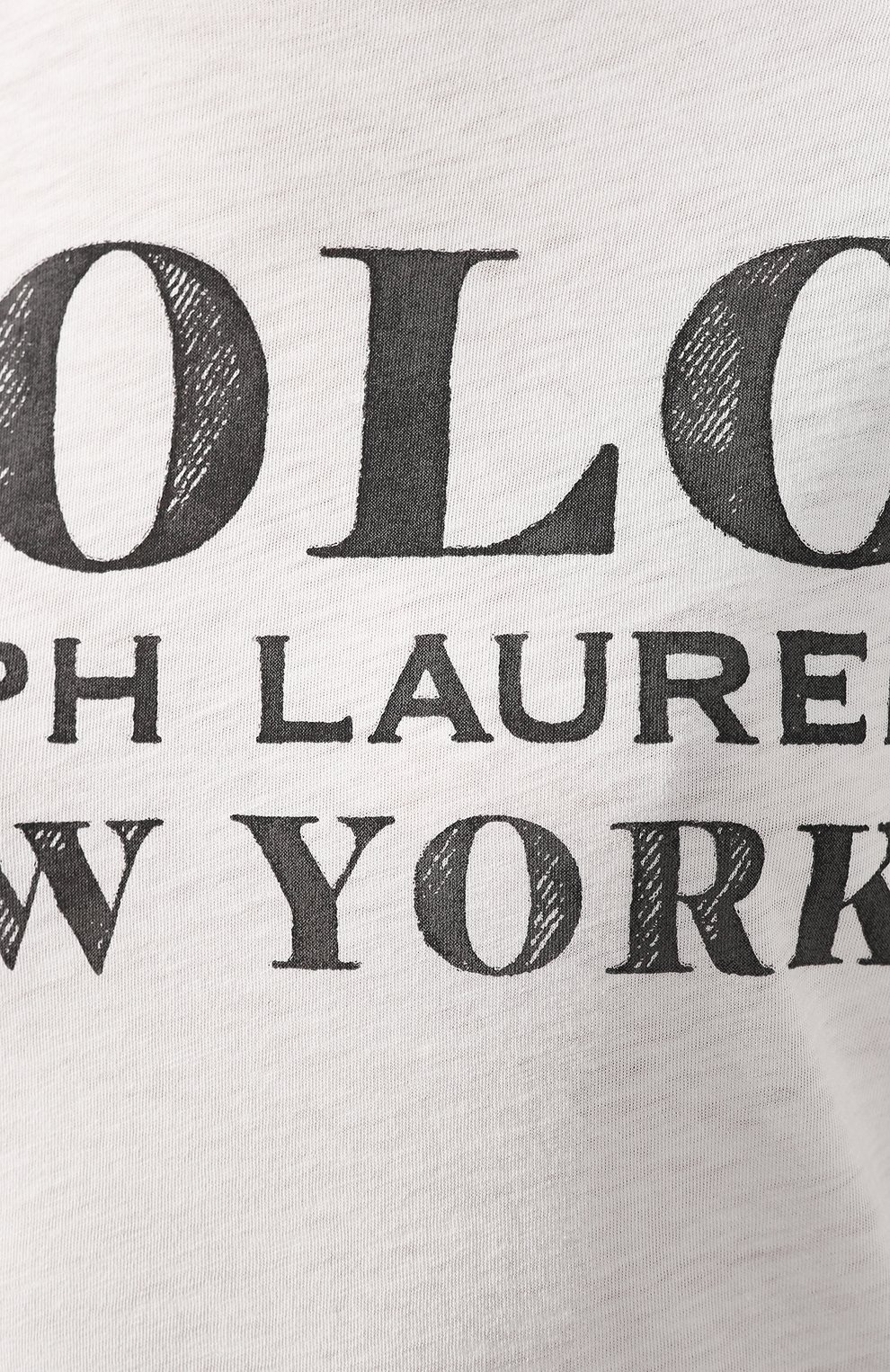 Хлопковая футболка POLO RALPH LAUREN белого цвета по цене 12000 руб., арт. 211763480, фото 5 Хлопковая футболка POLO RALPH LAUREN, арт. 211763480, фото 5