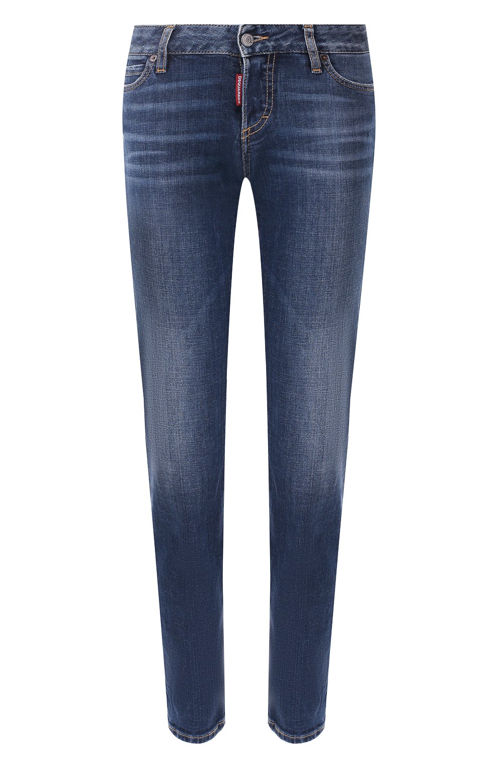 Джинсы DSQUARED2 синего цвета по цене 31150 руб., арт. S75LB0191/S30664, фото 1 Джинсы DSQUARED2, арт. S75LB0191/S30664, фото 1