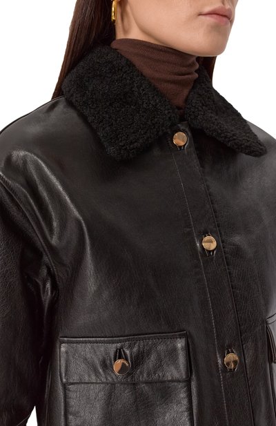 Кожаная куртка SELF-PORTRAIT, арт. RS25-085J-B, фото 5