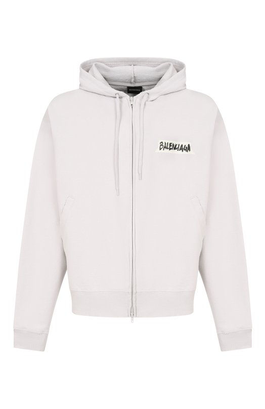 Хлопковая толстовка Balenciaga 850338/TTVL7 Серый 850338/TTVL7