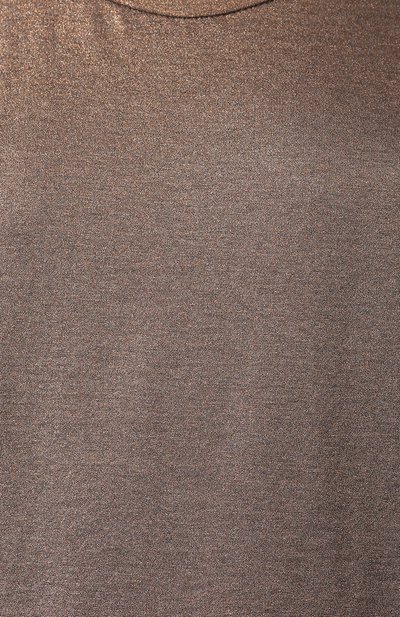 Хлопковый топ BRUNELLO CUCINELLI бронзового цвета по цене 56900 руб., арт. MH909D8510, фото 5 Хлопковый топ BRUNELLO CUCINELLI, арт. MH909D8510, фото 5