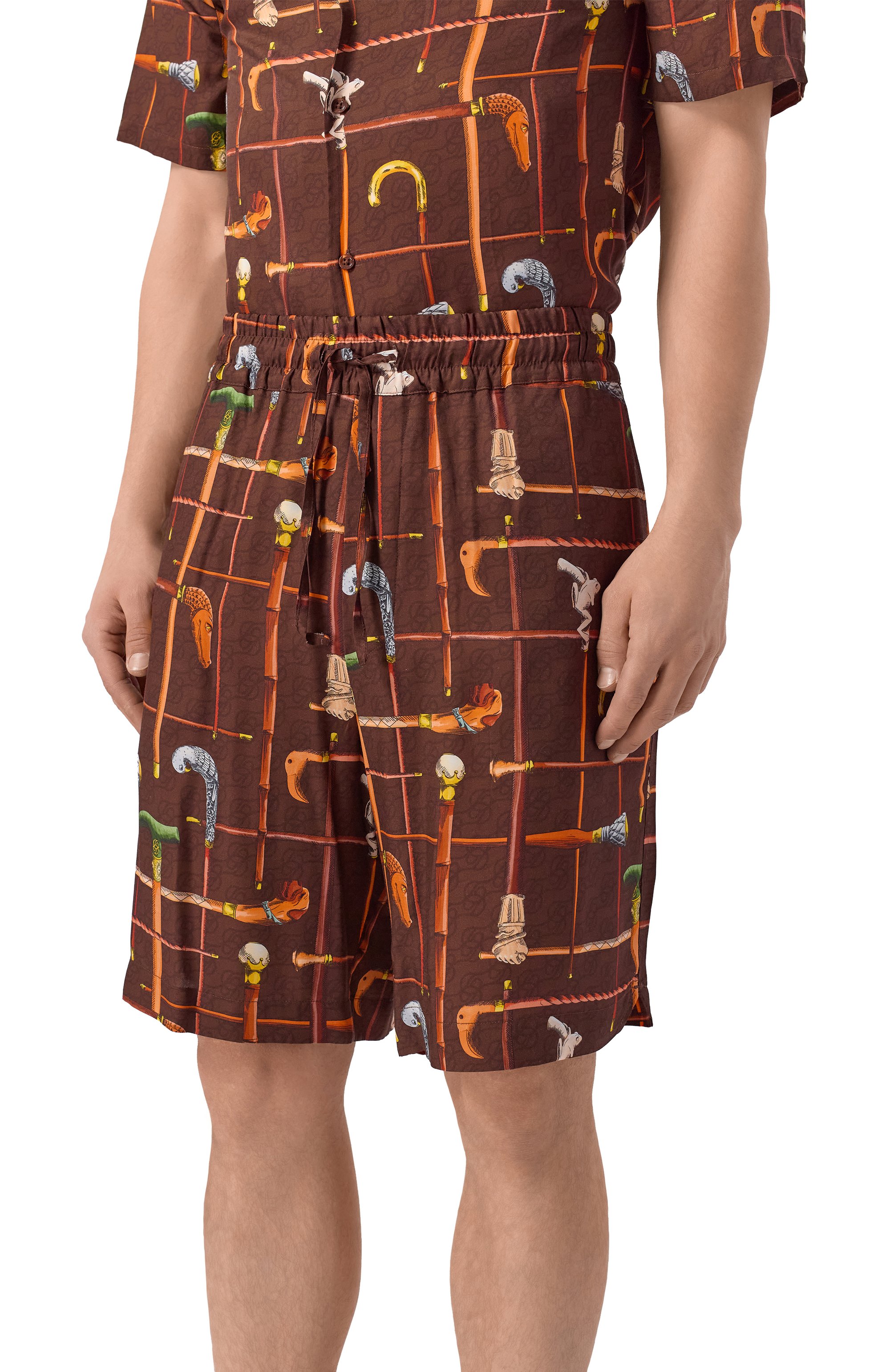 Шорты из вискозы DROLE DE MONSIEUR, арт. K-BS158-VI033-BN, фото 3