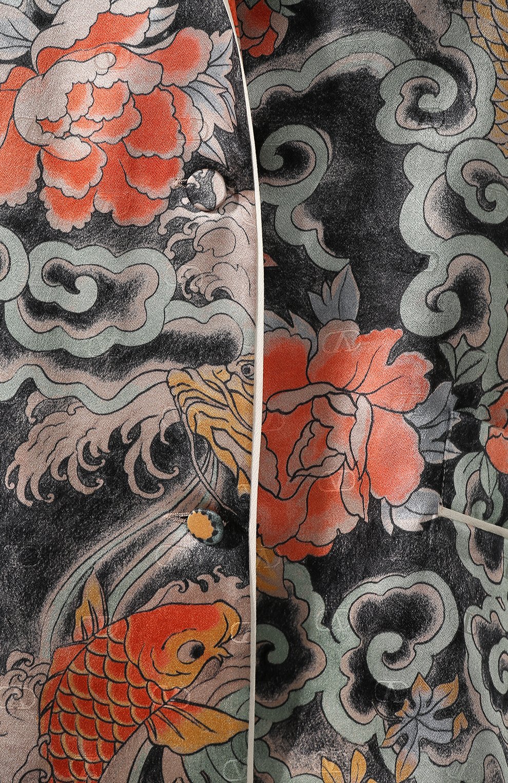 Шелковая рубашка VALENTINO, арт. SB3AB0Z14P7, фото 5