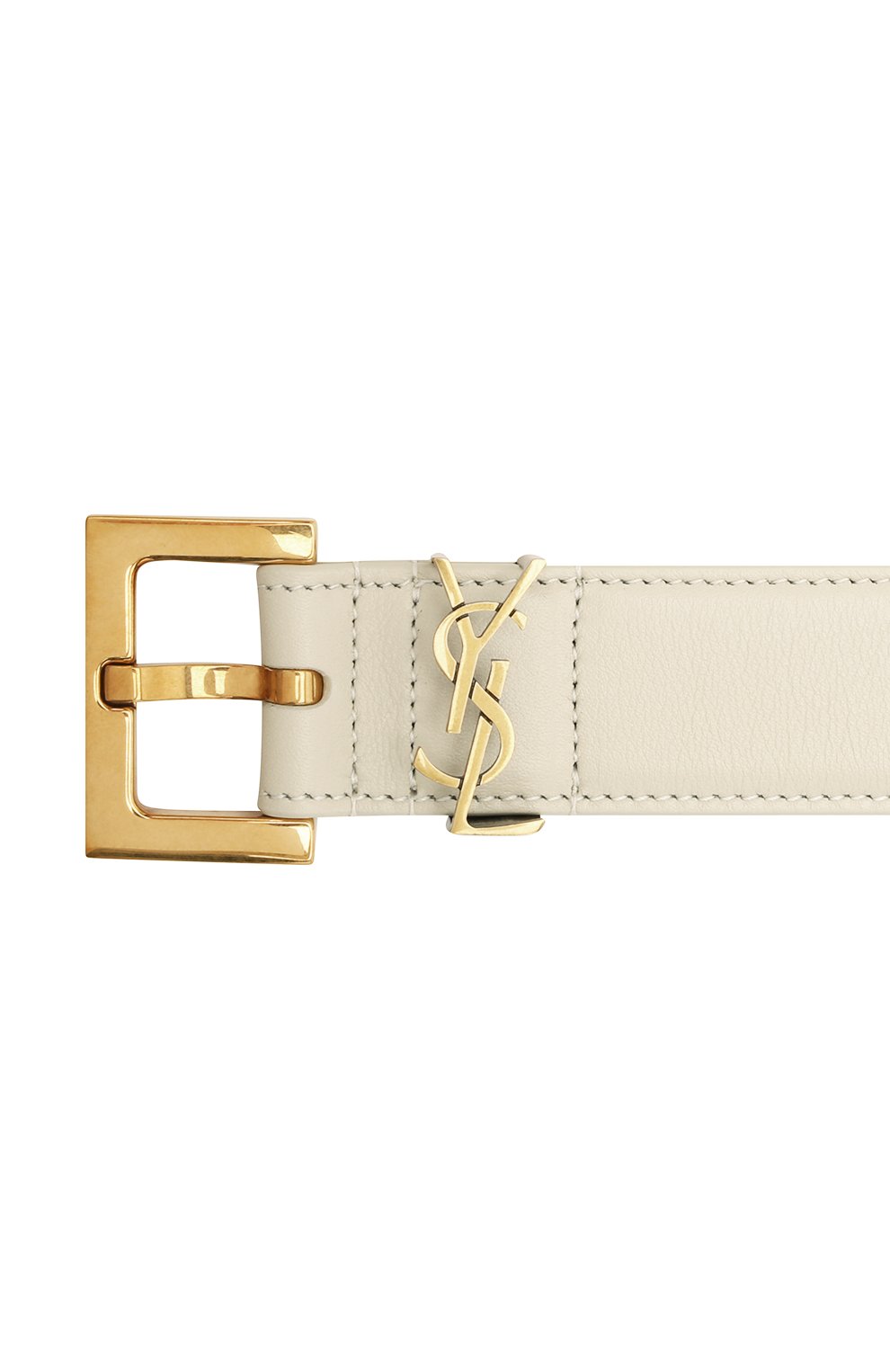 Кожаный ремень monogram SAINT LAURENT, арт. 634437/B000W, фото 4
