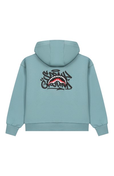 Хлопковая толстовка SPRAYGROUND, арт. SPY1499GSM0KE/SPRAYGR0UND TAG FULL-ZIP PERFECT H00, фото 2