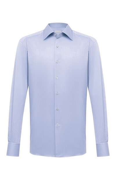 Мужская сорочка из хлопка и шелка STEFANO RICCI, арт. MC003678/R2650