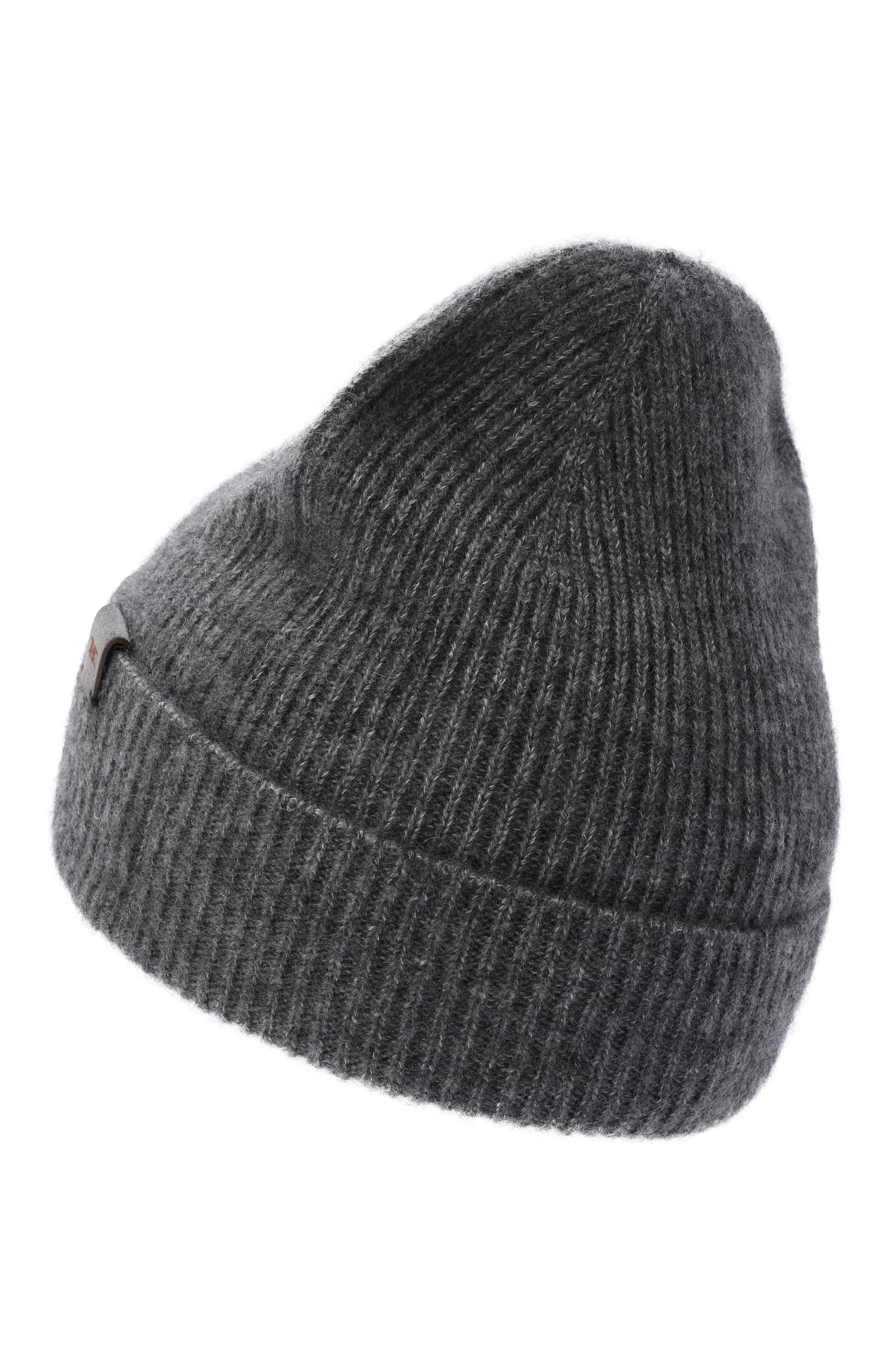 Шапка из кашемира и шелка KITON серого цвета по цене 36300 руб., арт. D60768K0501, фото 2 Шапка из кашемира и шелка KITON, арт. D60768K0501, фото 2