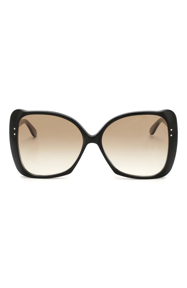 Женские солнцезащитные очки GUCCI черного цвета, арт. GG0471 001 | Фото 3 (Статус проверки: Проверена категория, Проверено; Тип очков: С/з; Региональные ограничения белый список (Axapta Mercury): RU, Не проставлено; Нос: Не проставлено; Материал: Пластик; Очки форма: Бабочка, Oversized; Оптика Гендер: оптика-женское)