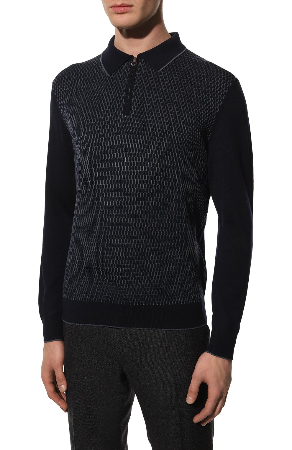 Поло из шерсти и шелка STEFANO RICCI, арт. K606310P30/F22463, фото 3