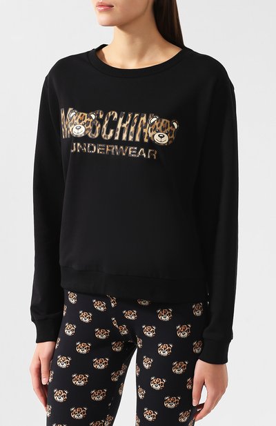Хлопковый свитшот MOSCHINO, арт. A1708/9034, фото 3