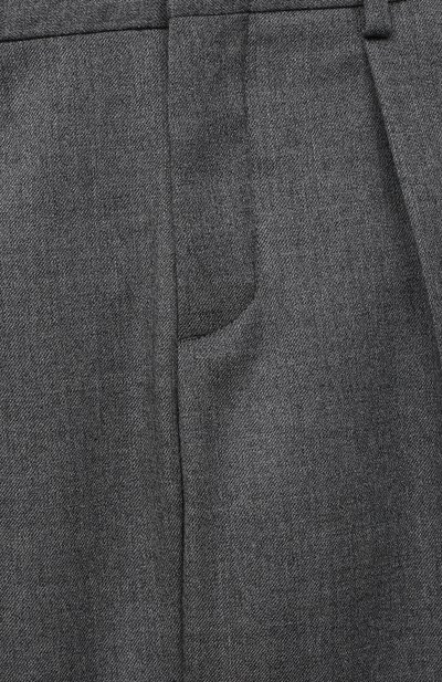 Шерстяные брюки LORO PIANA серого цвета по цене 46050 руб., арт. FAL2703, фото 3 Шерстяные брюки LORO PIANA, арт. FAL2703, фото 3