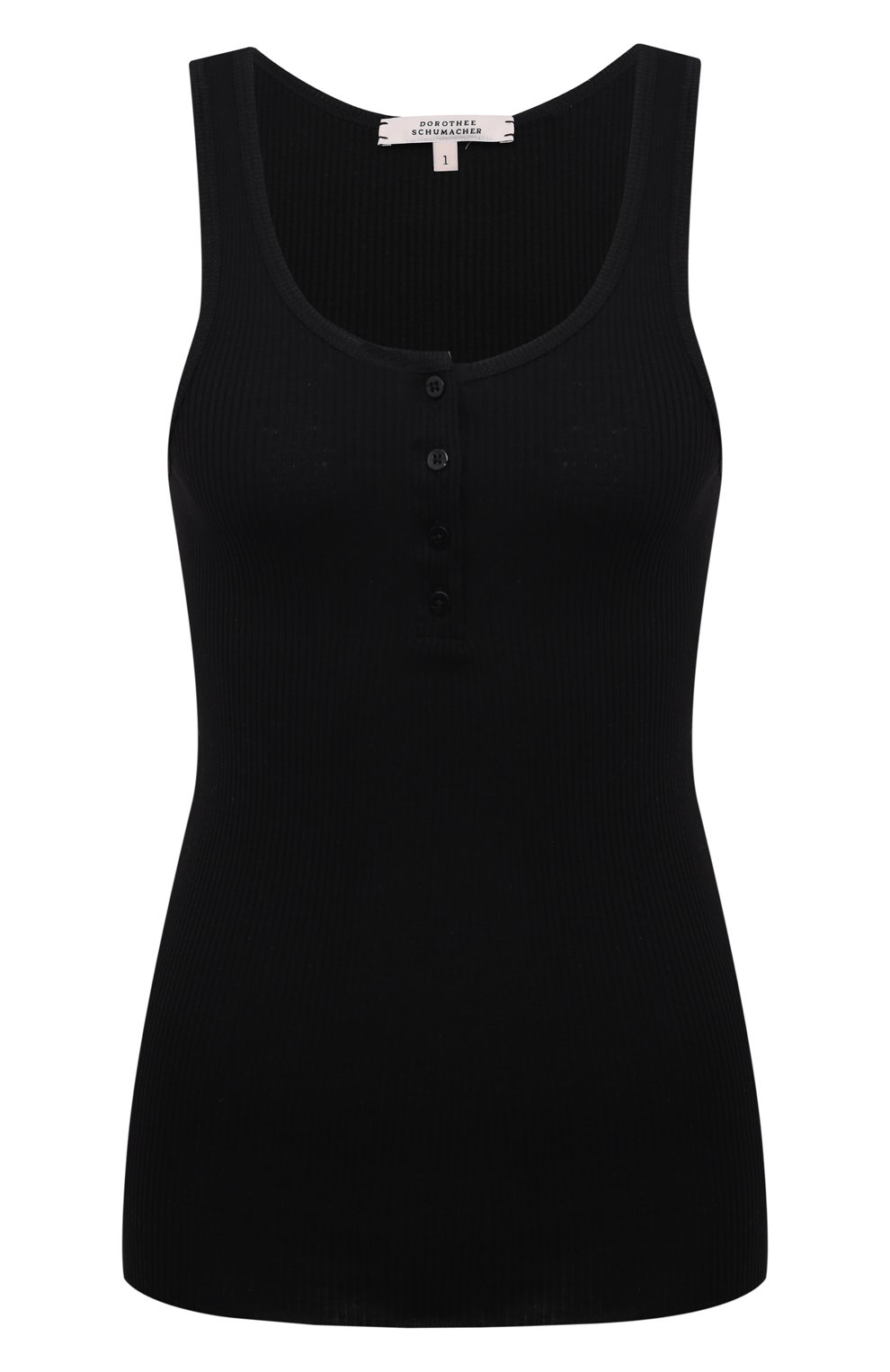 Майка из шелка и хлопка DOROTHEE SCHUMACHER, арт. 024301/RIB C0MF0RT, фото 1