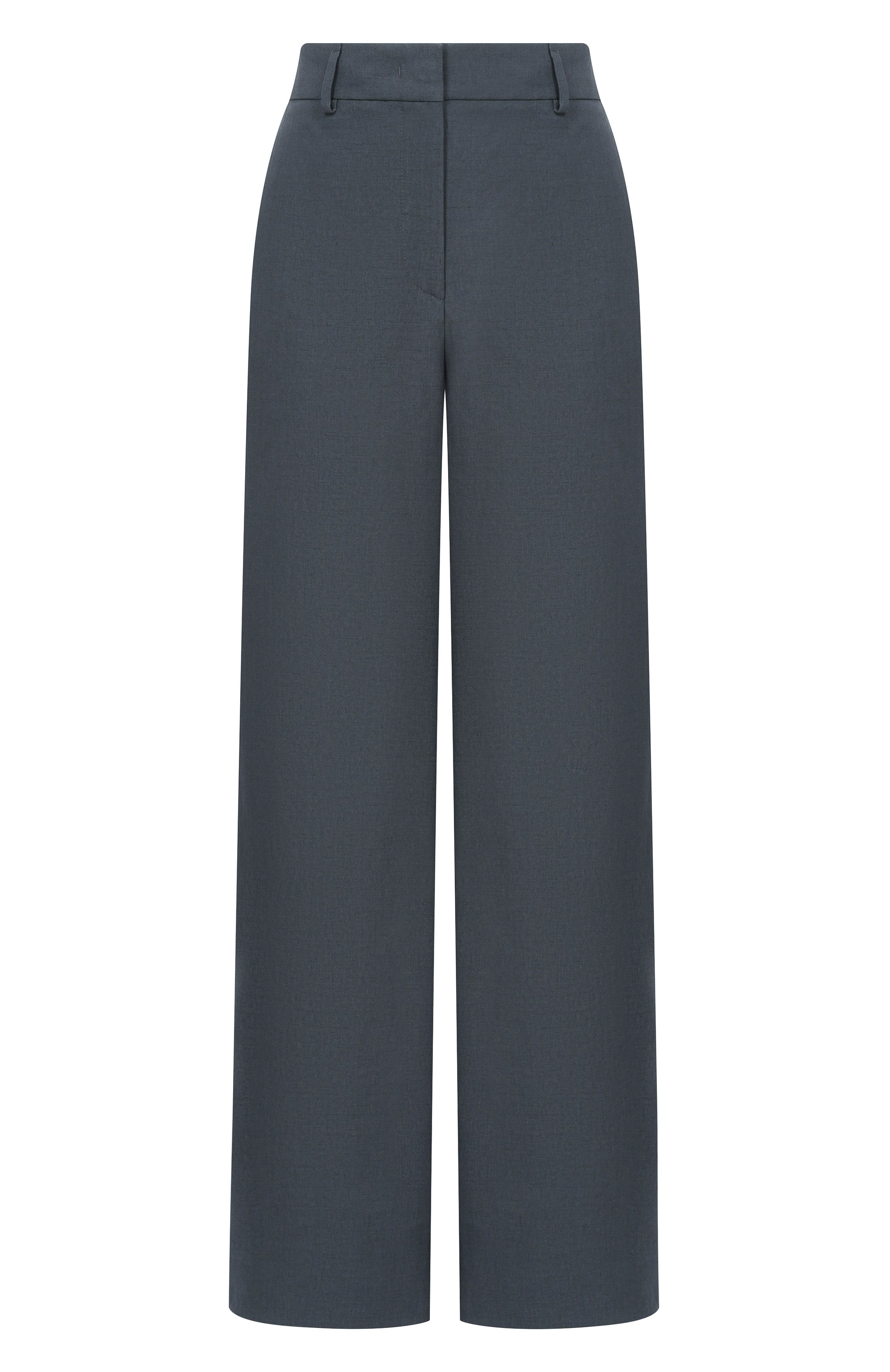 Льняные брюки GIORGIO ARMANI темно-серого цвета по цене 158000 руб., арт. GW002791/TE11126, фото 1 Льняные брюки GIORGIO ARMANI, арт. GW002791/TE11126, фото 1