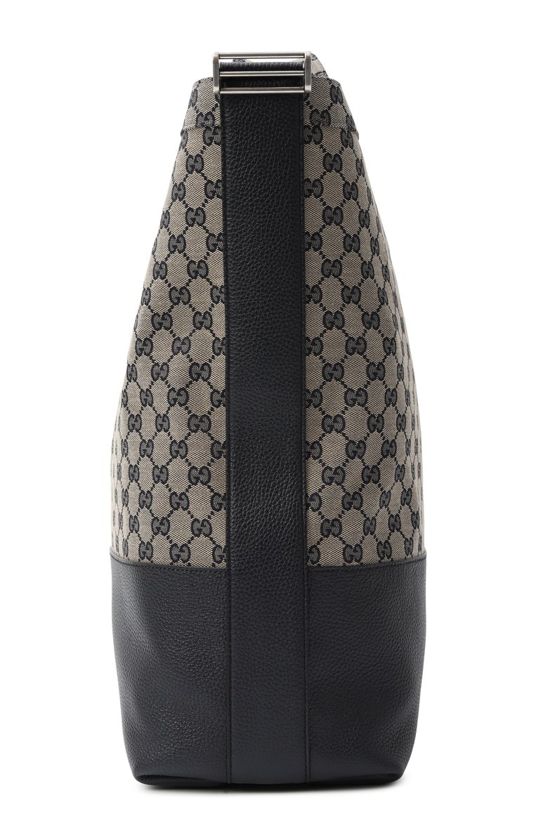 Мужская сумка-тоут gg large GUCCI темно-бежевого цвета, арт. 795816/FADM3 | Фото 7 (Ремень/цепочка: На ремешке; Размер: large; Материал: Натуральная кожа, Текстиль; Автоматизация состава: Проставлено; Автоматизация ТО: Проставлено)