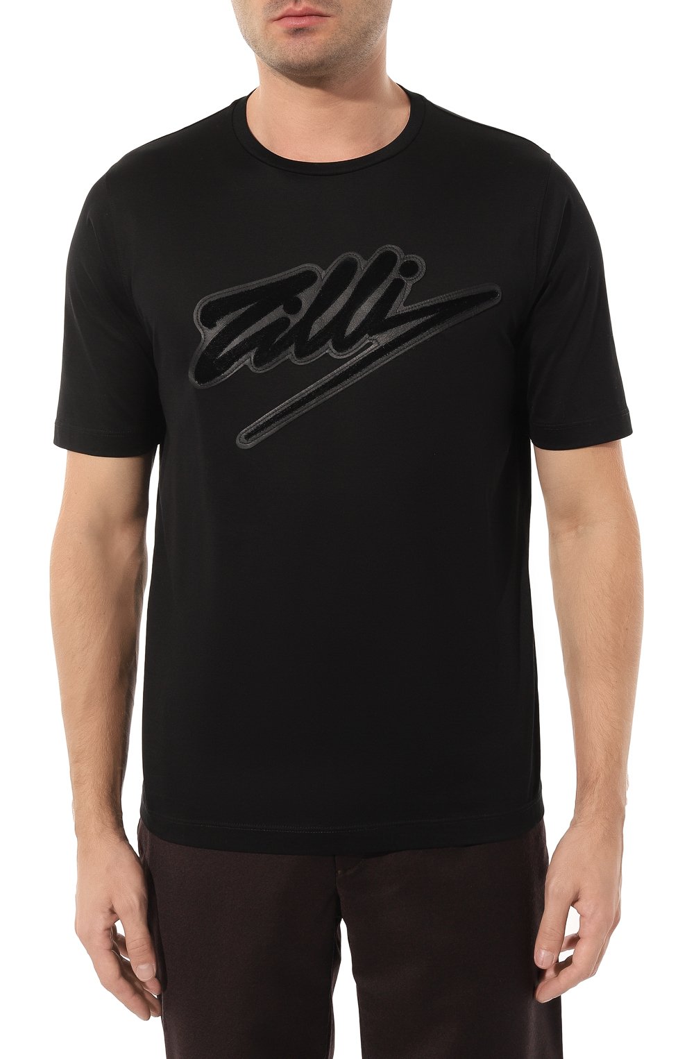 Хлопковая футболка ZILLI, арт. TSR001M0110VZS000, фото 3