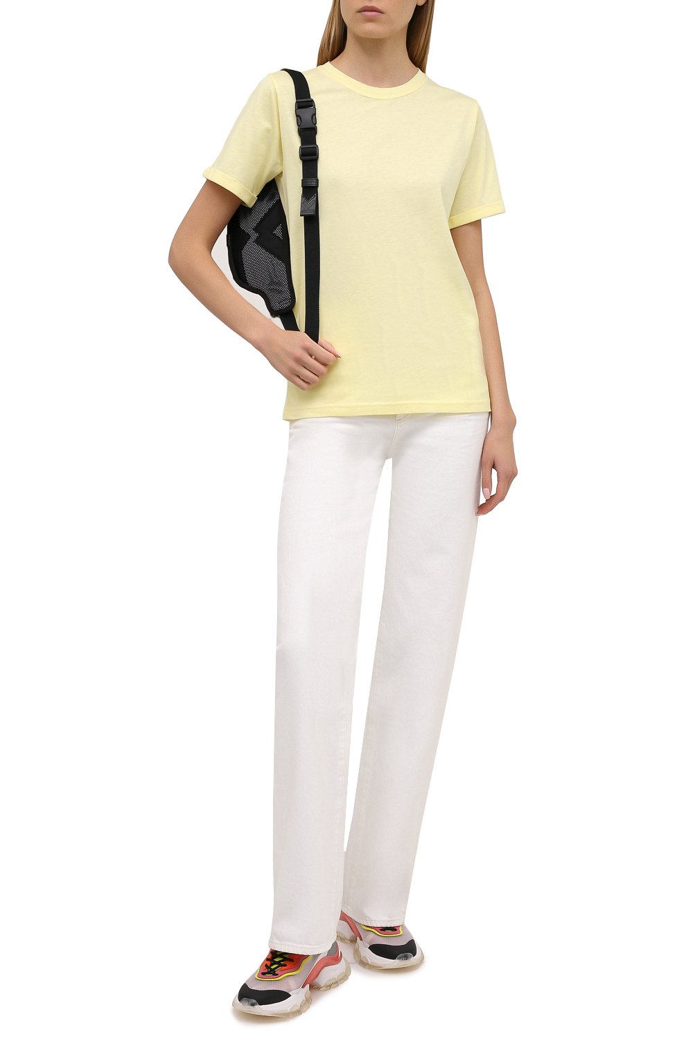 Хлопковая футболка 7 FOR ALL MANKIND, арт. JSLL318EYE, фото 2