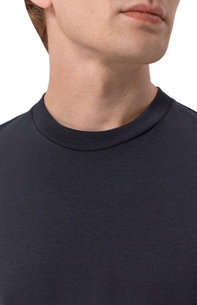 Хлопковый лонгслив CORNELIANI черного цвета по цене 20800 руб., арт. 28G570/2A25022, фото 5 Хлопковый лонгслив CORNELIANI, арт. 28G570/2A25022, фото 5