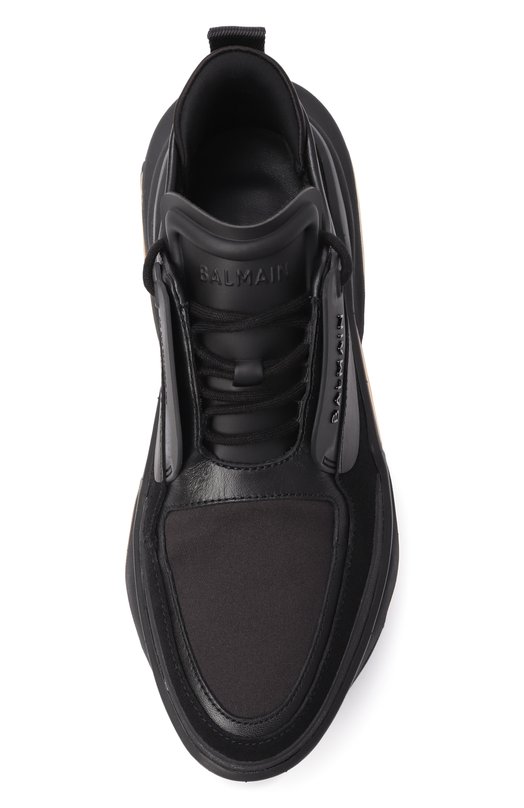 Кожаные кроссовки B-Bold Balmain CN1VI541/LSLD Чёрный  CN1VI541/LSLD Фото 6