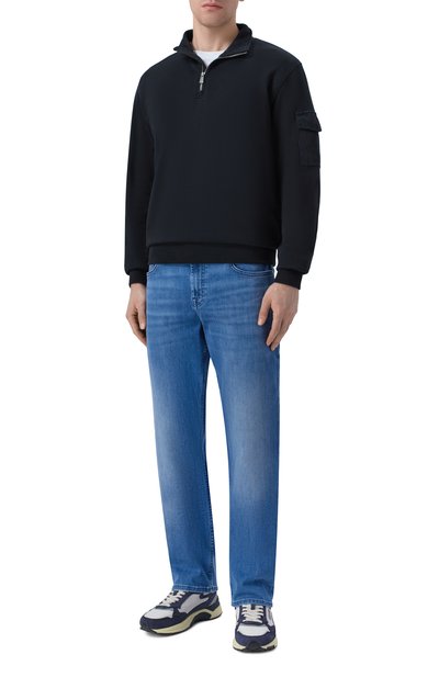 Джинсы standard 7 FOR ALL MANKIND синего цвета по цене 29150 руб., арт. 7T519B80-XXM, фото 2 Джинсы standard 7 FOR ALL MANKIND, арт. 7T519B80-XXM, фото 2