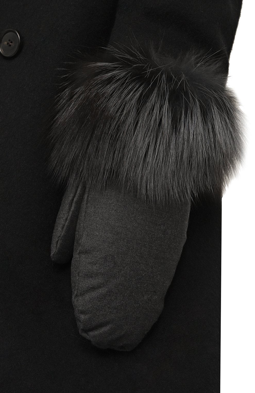 Варежки YVES SALOMON, арт. 23WAA029XXFLRD, фото 2