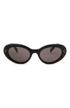 Женские солнцезащитные очки CELINE EYEWEAR черного цвета, арт. 40193I | Фото 3 (Региональные ограничения белый список (Axapta Mercury): Не проставлено, RU; Нос: Не проставлено; Материал: Пластик; Тип очков: С/з; Очки форма: Овальные)