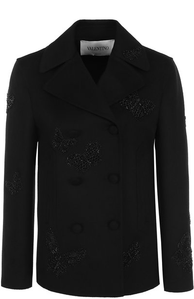 Жакет прямого кроя с вышивкой в виде бабочек VALENTINO, арт. NB2CJ0H5/15E, фото 1