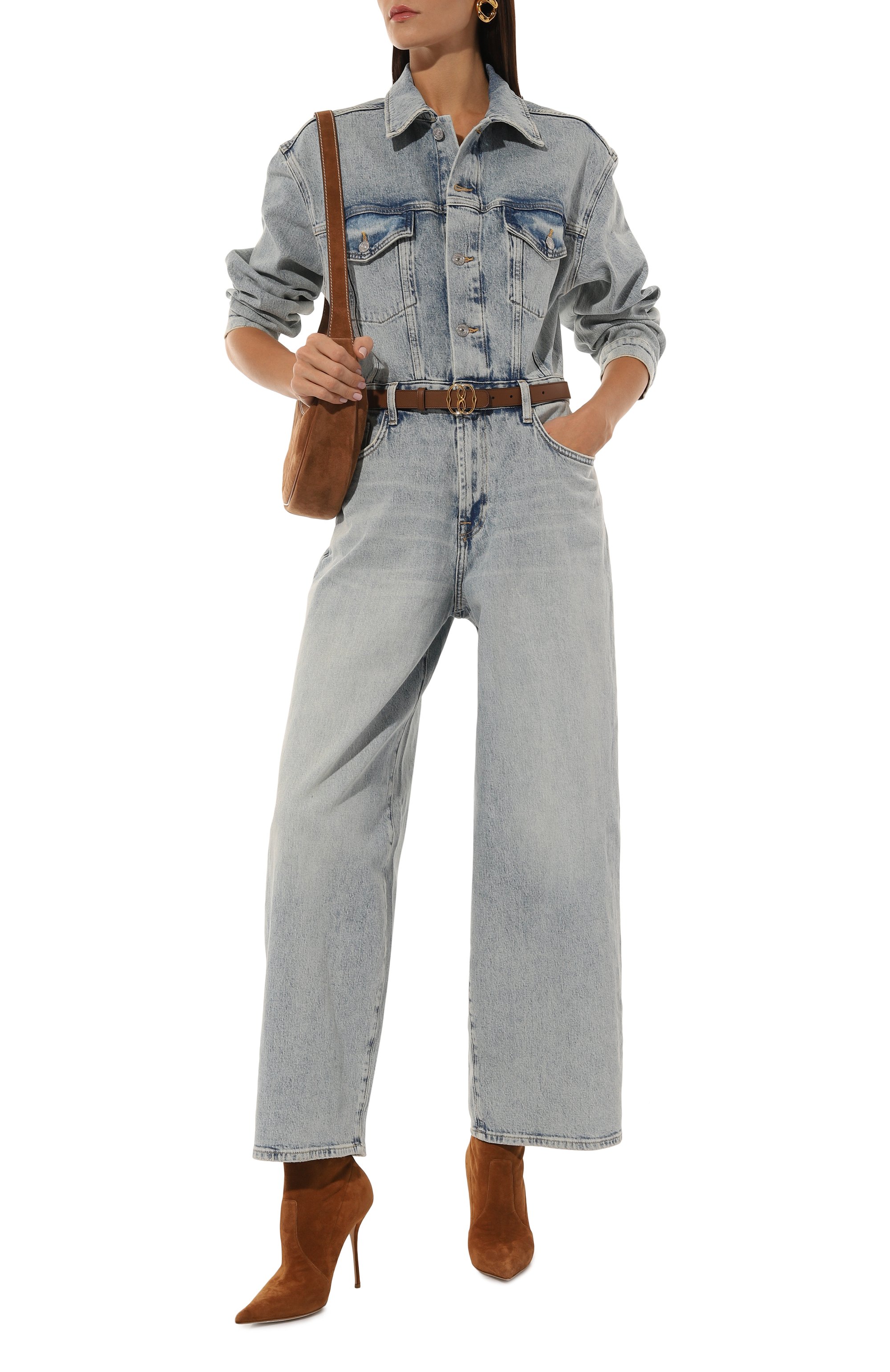 Джинсовый комбинезон 7 FOR ALL MANKIND, арт. JSRUC650SH, фото 2