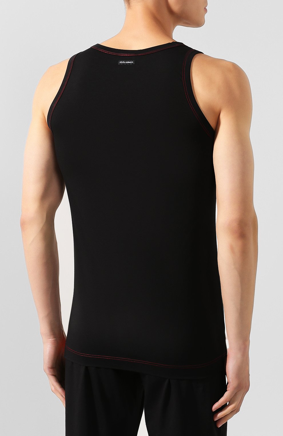 Хлопковая майка DOLCE & GABBANA, арт. M8B44J/FUGHH, фото 4