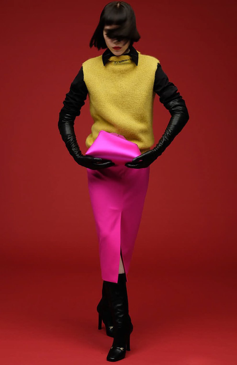 Шерстяная юбка THE ATTICO, арт. 221WCS65/W027, фото 6