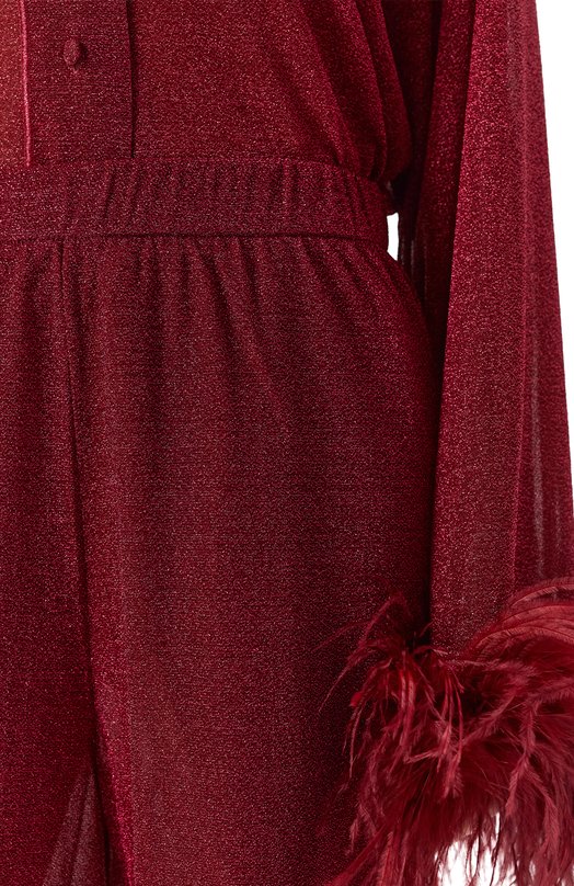 Брюки OSEREE LPF202/LUREX/SAND Бордовый  LPF202/LUREX/SAND Фото 5