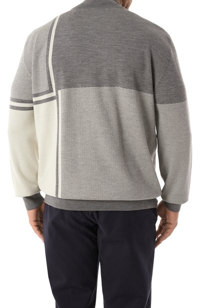 Кардиган из шерсти и шелка ZILLI, арт. JSS003M0240VZDTB0/62, фото 4