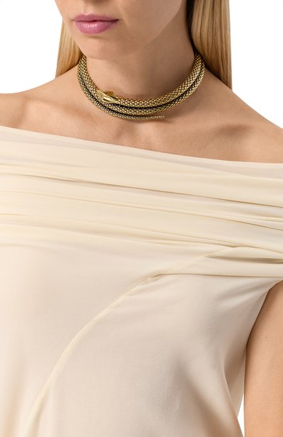 Колье CHLOÉ золотого цвета по цене 141500 руб., арт. CHC24WF071CB79DCTU, фото 2 Колье CHLOÉ, арт. CHC24WF071CB79DCTU, фото 2