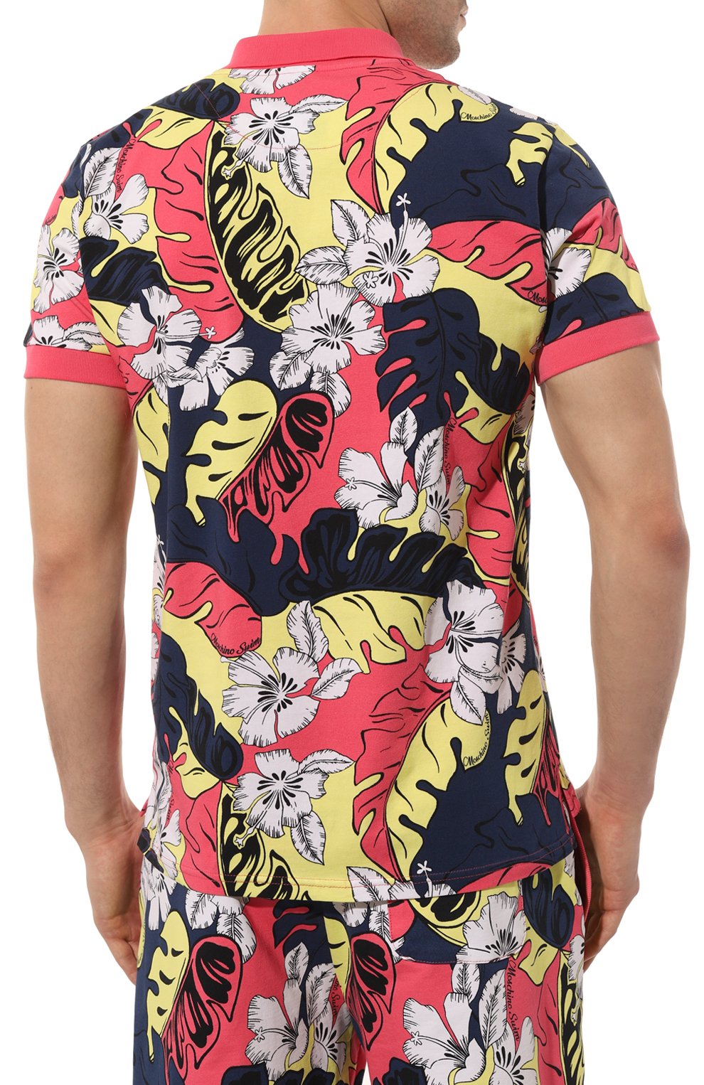 Хлопковое поло MOSCHINO красного цвета по цене 19150 руб., арт. 231V3/A1601/9413, фото 4 Хлопковое поло MOSCHINO, арт. 231V3/A1601/9413, фото 4