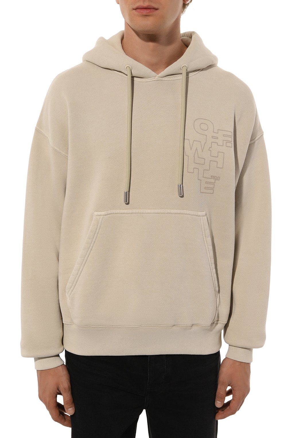 Хлопковое худи OFF-WHITE, арт. 0MBB085F24FLE007, фото 3