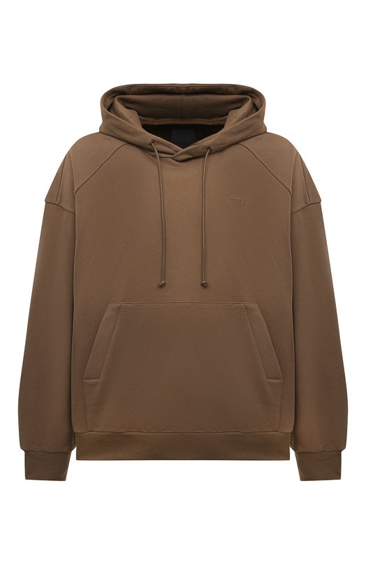 Хлопковое худи Juun.J JC4841P05/C Коричневый JC4841P05/C