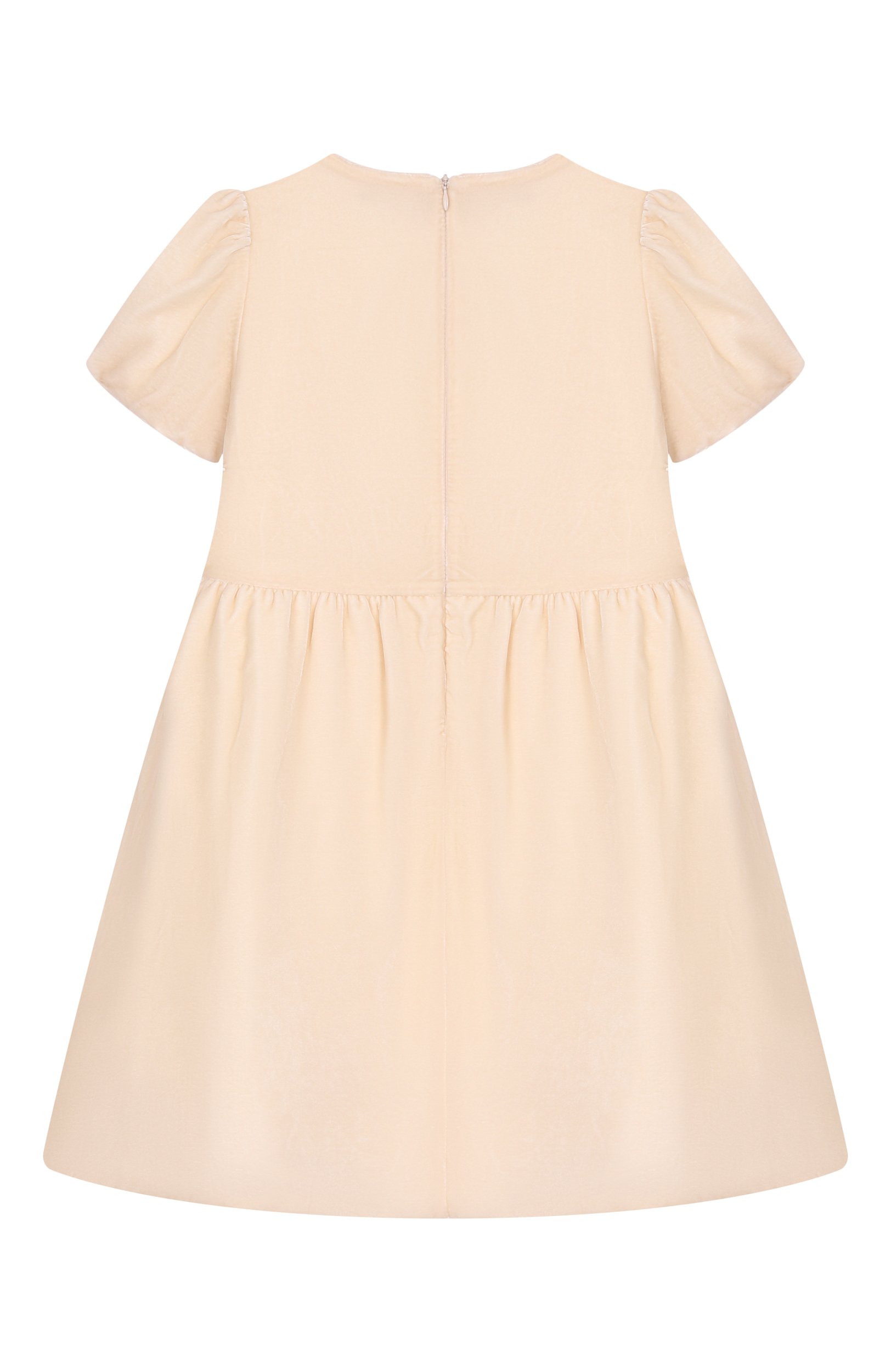 Платье из вискозы и шелка ELIE SAAB KIDS, арт. EFAB149/TS1127_001, фото 2