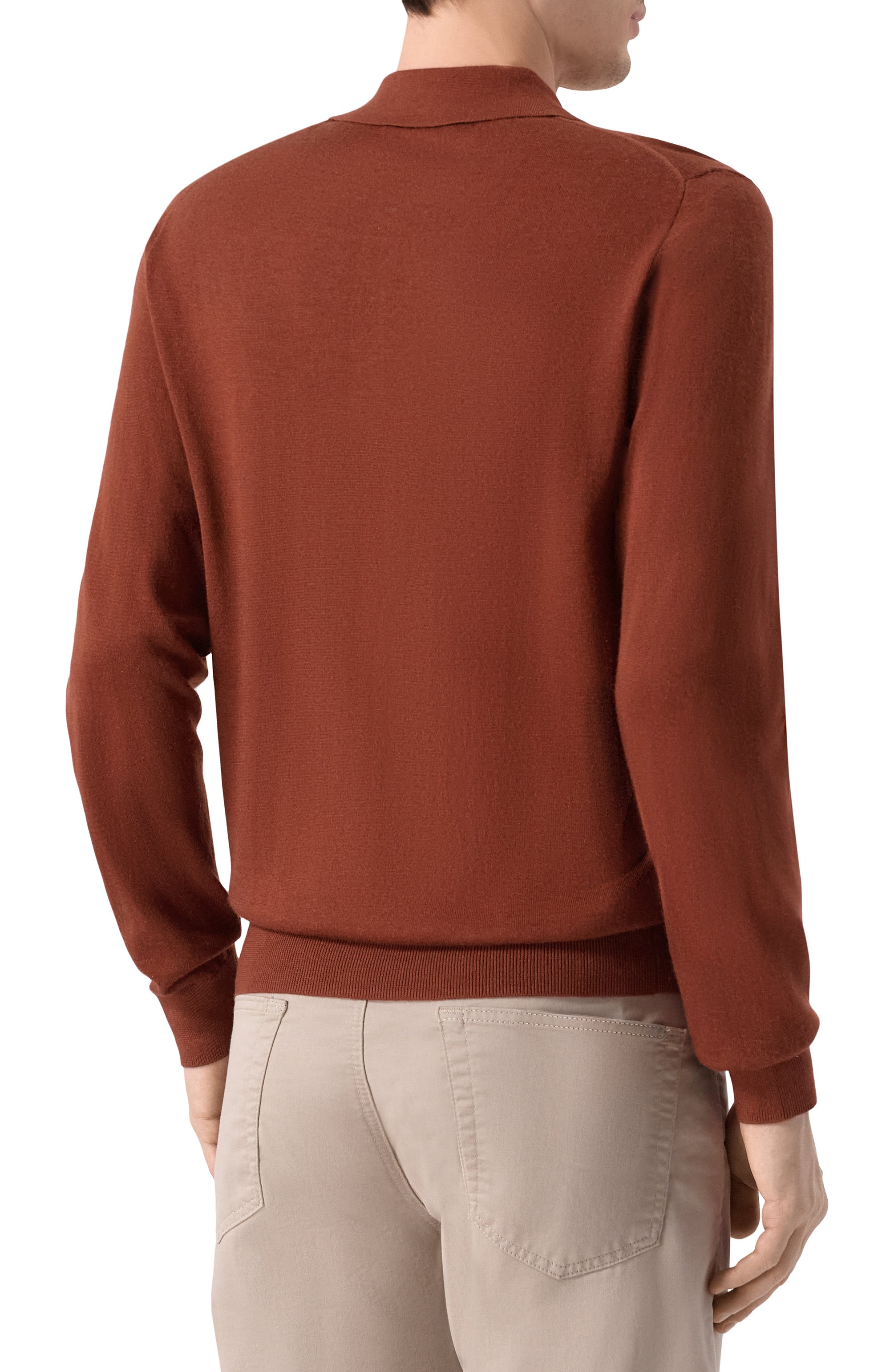 Поло из кашемира и шелка CORNELIANI, арт. 26M539-2625129, фото 4