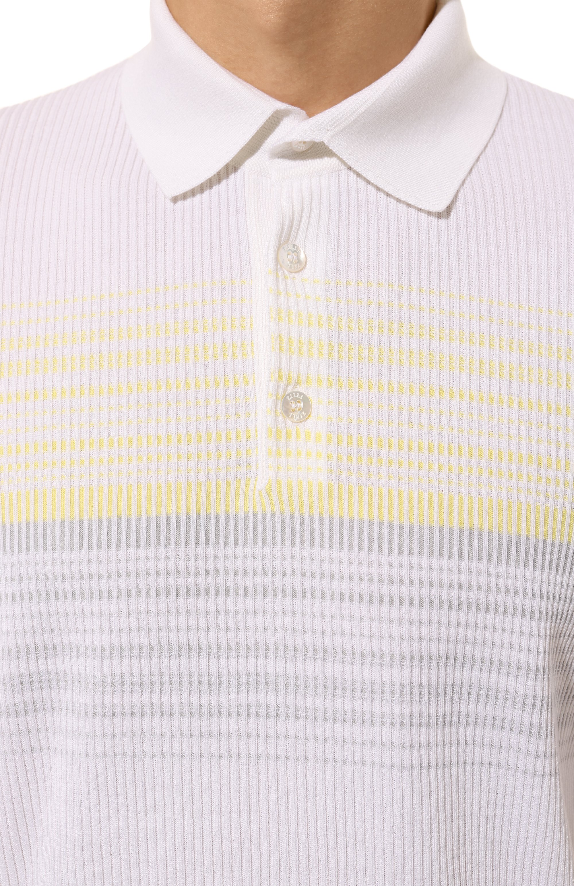 Поло из хлопка и шелка ZILLI, арт. KBP002M0142VCC000, фото 5