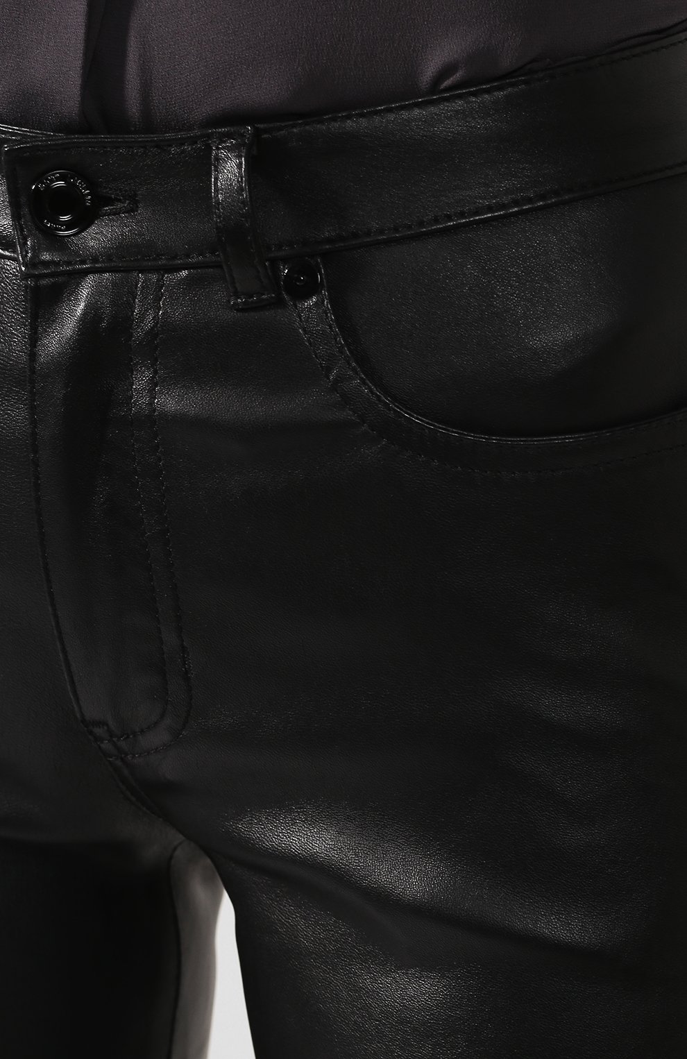 Кожаные брюки SAINT LAURENT, арт. 550550/Y5RG2, фото 5