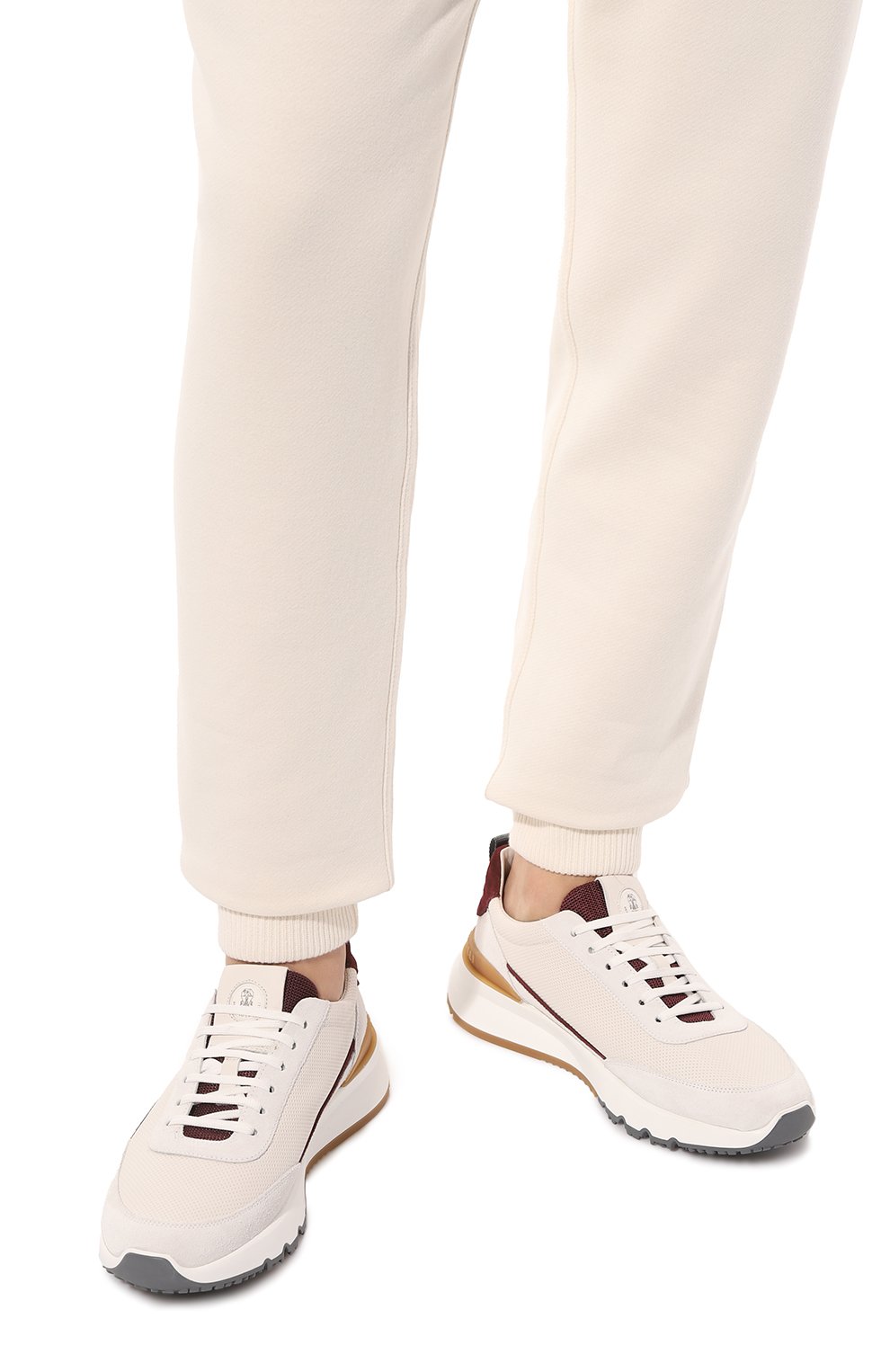 Кожаные кроссовки BRUNELLO CUCINELLI, арт. MZUFSB2184, фото 3