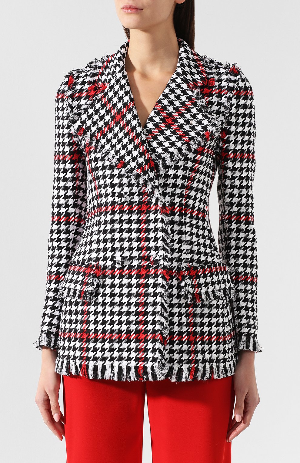 Твидовый жакет MSGM, арт. 2641MDG05 195115, фото 3