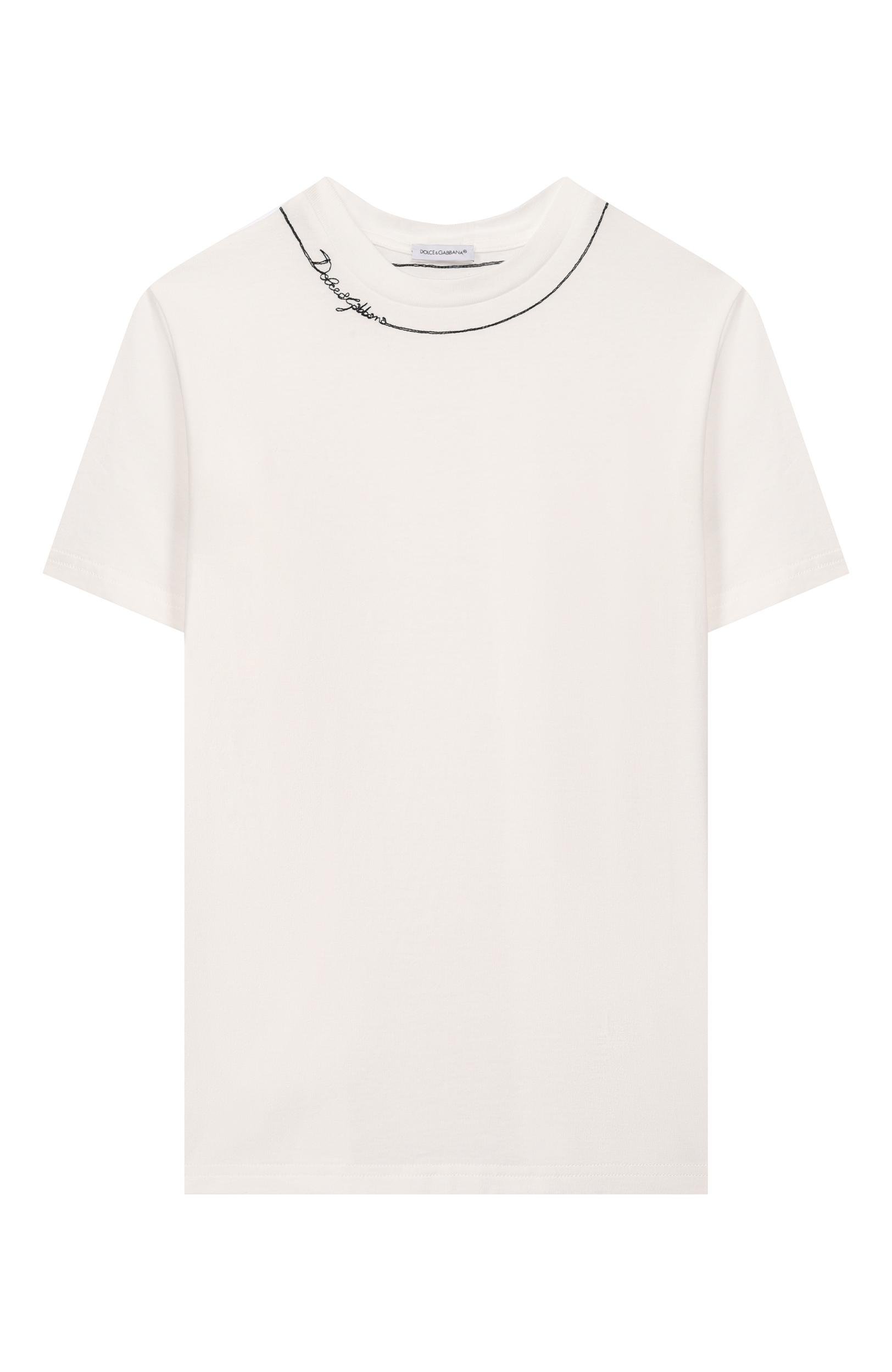 Хлопковая футболка DOLCE & GABBANA, арт. L4JTHU/G7QK1, фото 1