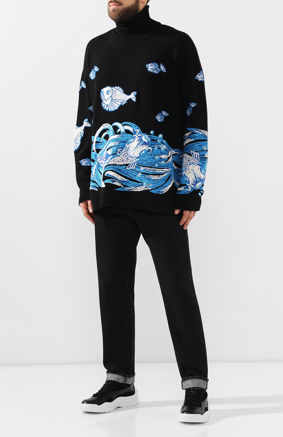 Свитер из смеси шерсти и кашемира VALENTINO, арт. SV3KC04Q5HG, фото 2