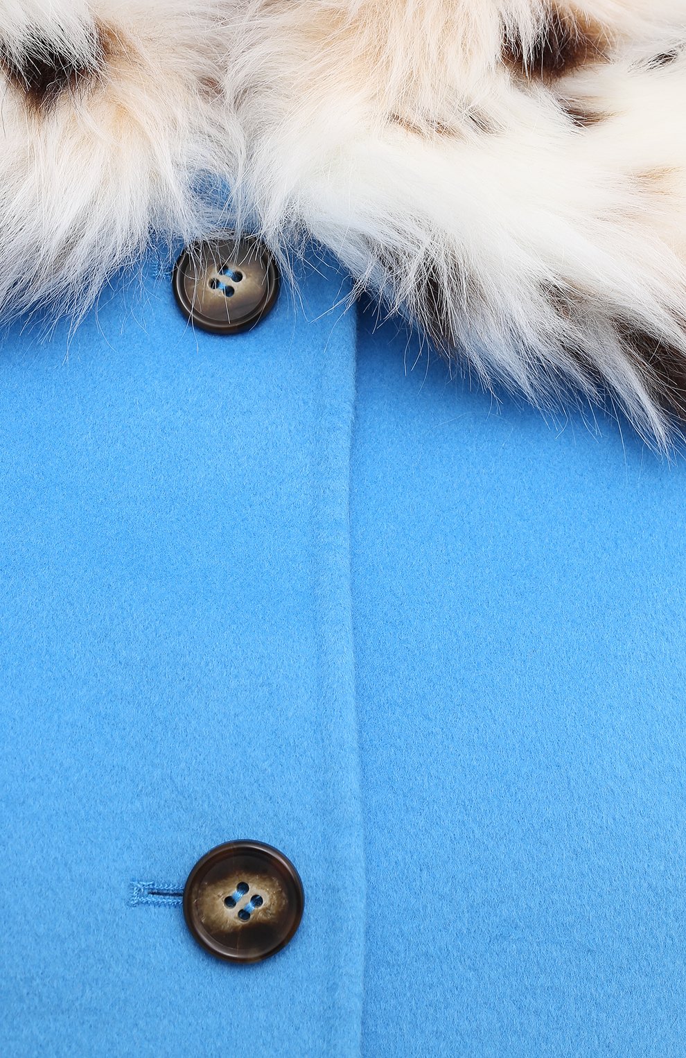 Шерстяное пальто ERMANNO ERMANNO SCERVINO голубого цвета по цене 107000 руб., арт. 47T CP38 VIN, фото 6 Шерстяное пальто ERMANNO ERMANNO SCERVINO, арт. 47T CP38 VIN, фото 6