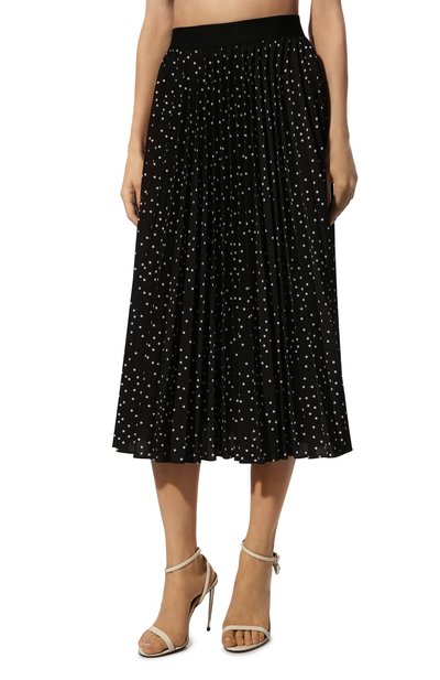 Плиссированная юбка SEVEN LAB, арт. SKG20-80 polkadot black, фото 3