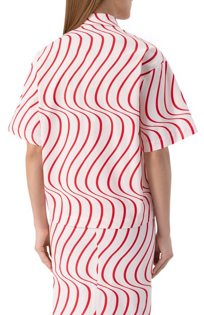Хлопковая рубашка MSGM, арт. 3842MDE12/257365, фото 4