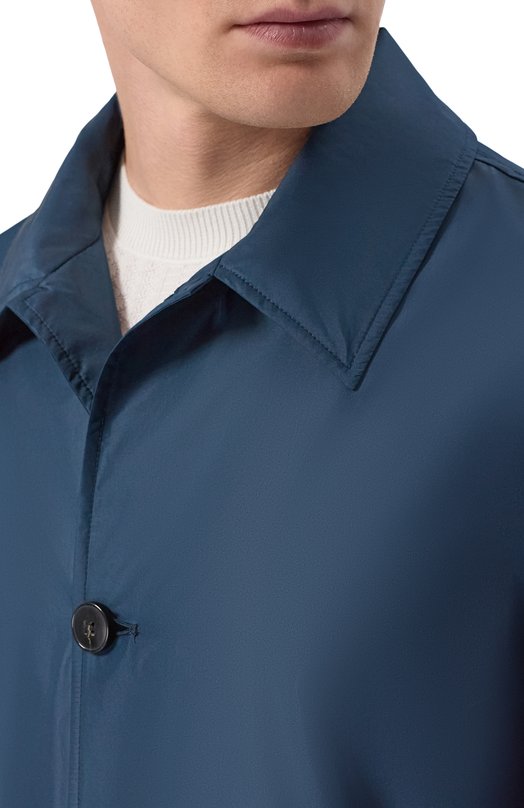 Плащ Canali 010519U/SG03464 Синий  010519U/SG03464 Фото 5