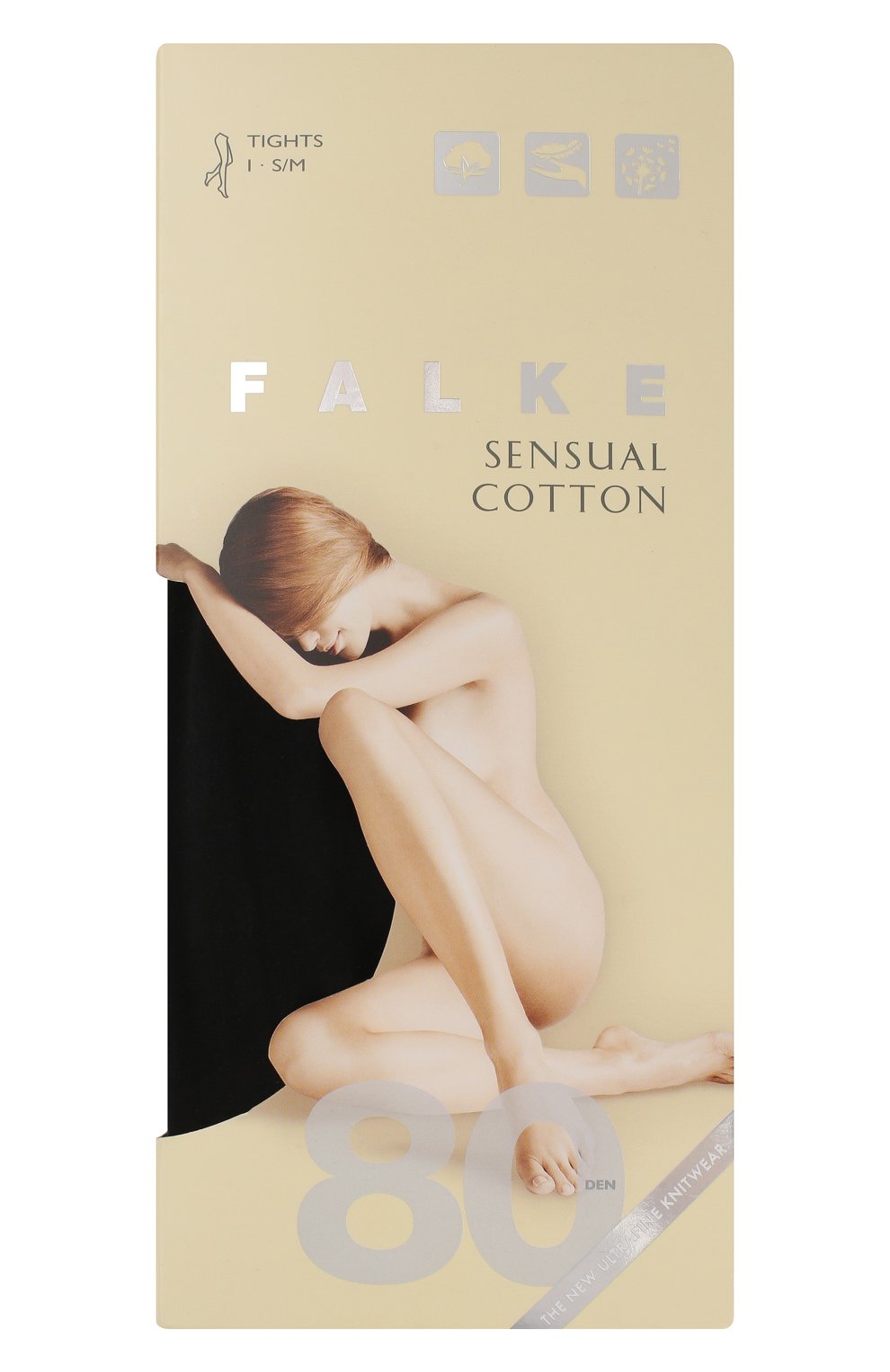 Колготки sensual cotton FALKE черного цвета по цене 4190 руб., арт. 40089_, фото 1 Колготки sensual cotton FALKE, арт. 40089_, фото 1